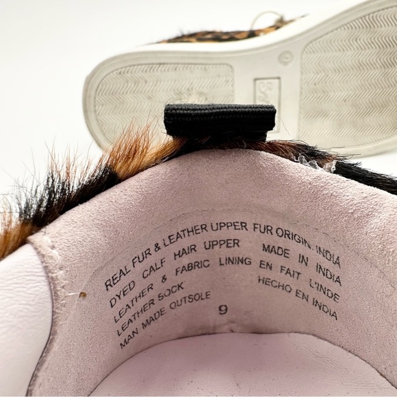 Seychelles Stand Out Sneaker In Leopard Print Leather - Picture 9 of 9